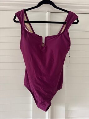 Target Women's One-Piece Swimsuit in Plum